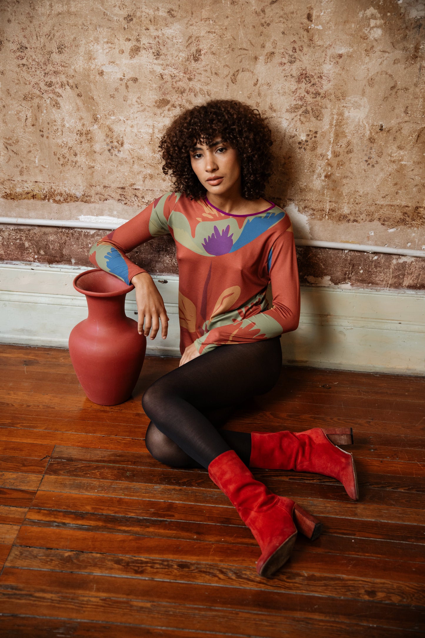 Remera Pensamiento Terracota