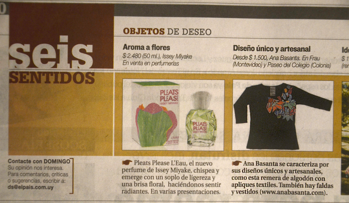 Objetos de deseo. diario el Pais