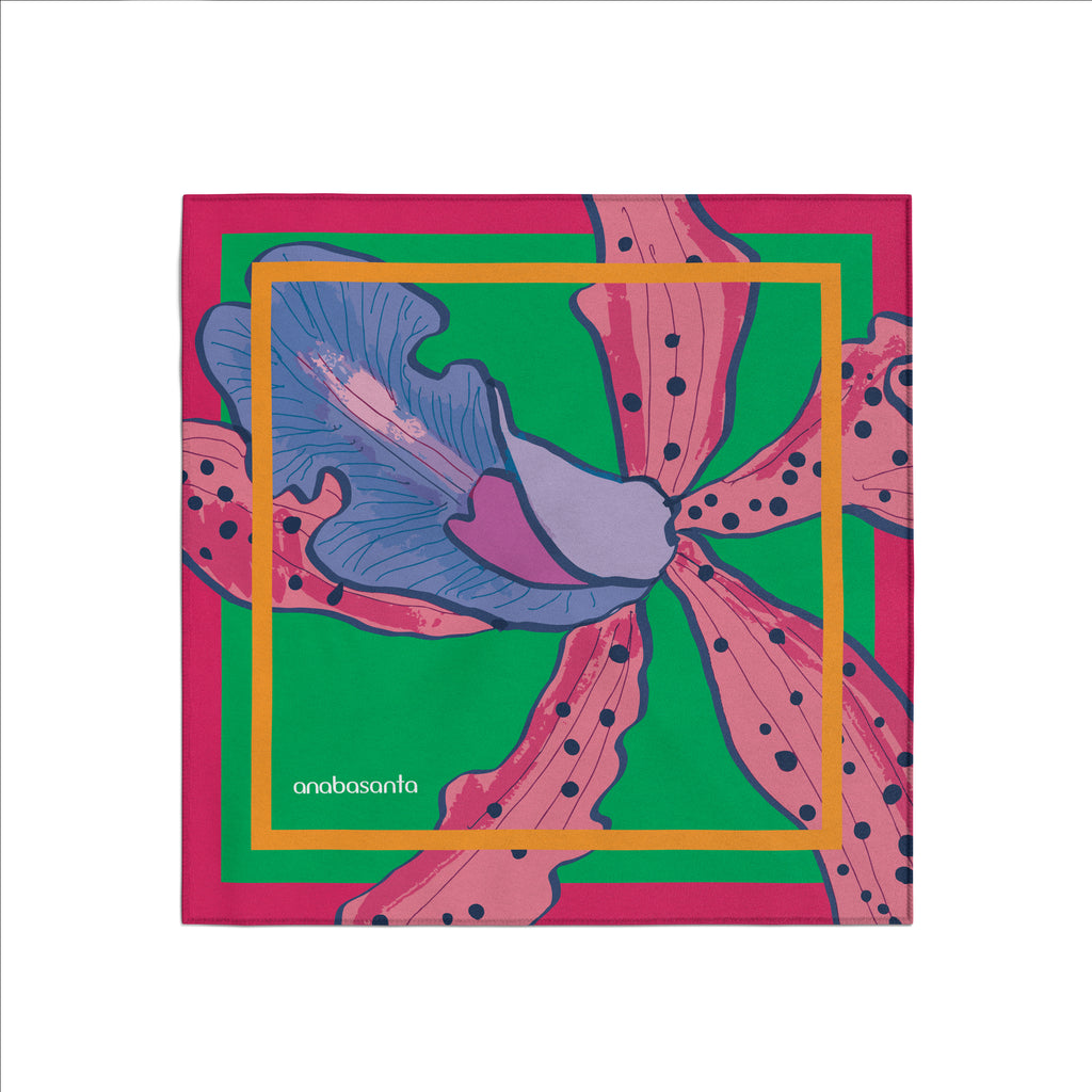 Pañuelo Orquídea 60