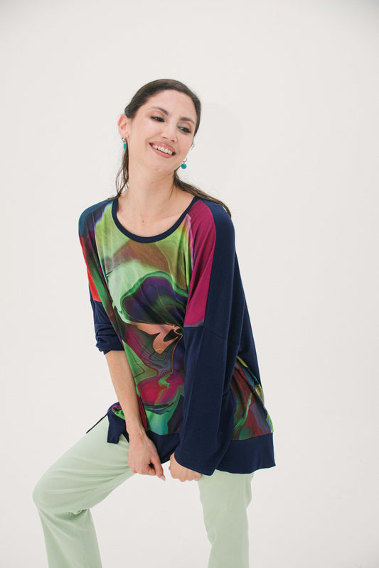 Remera Poncho Arte