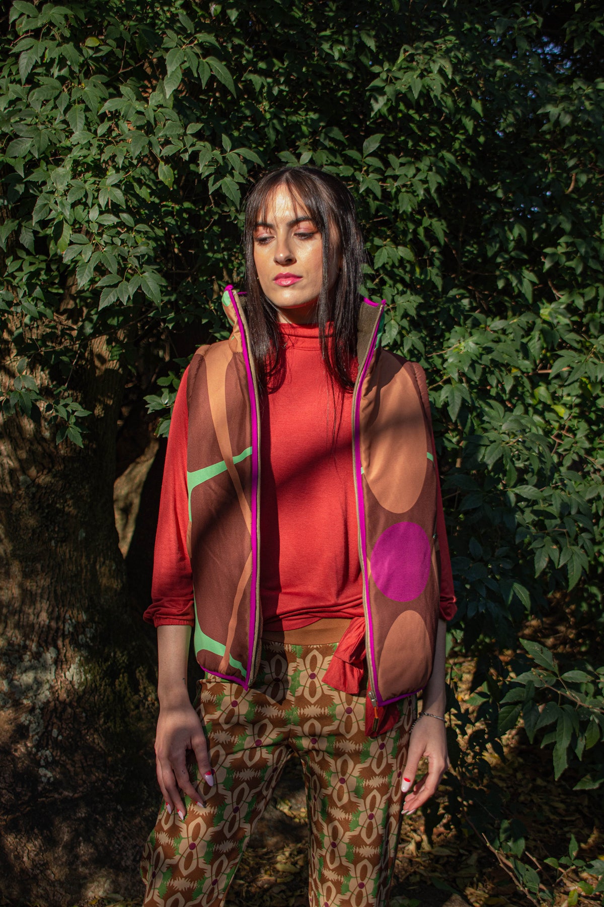 Chaleco estampado 70