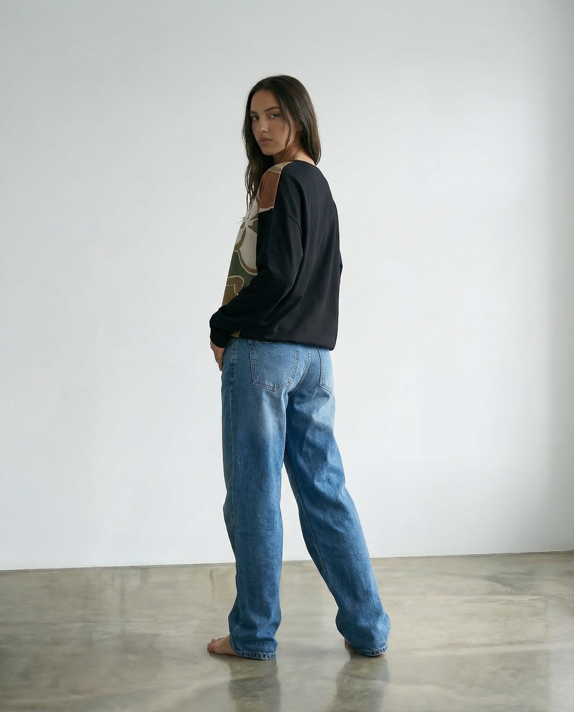 lookbook remera poncho moda sostenible diseño uruguayo Ana Basanta