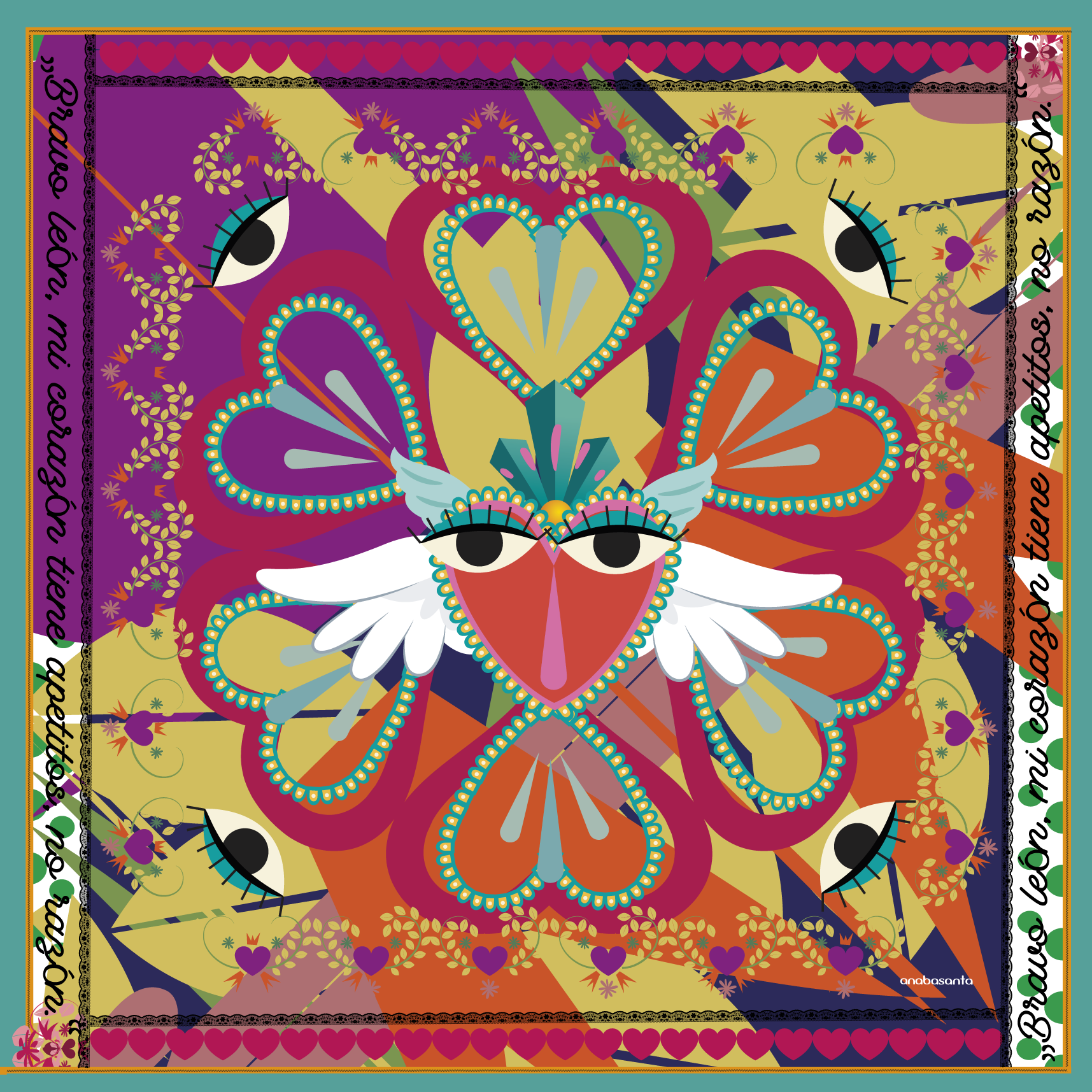 Pañuelo Alfonsina Pasión